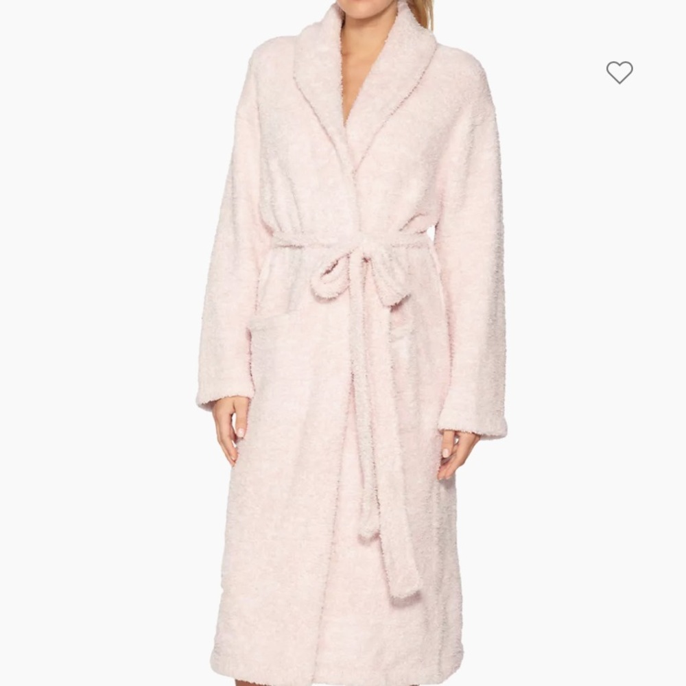 Dusty Rose Barefoot Dreams Robe Size 2 Medium NWT